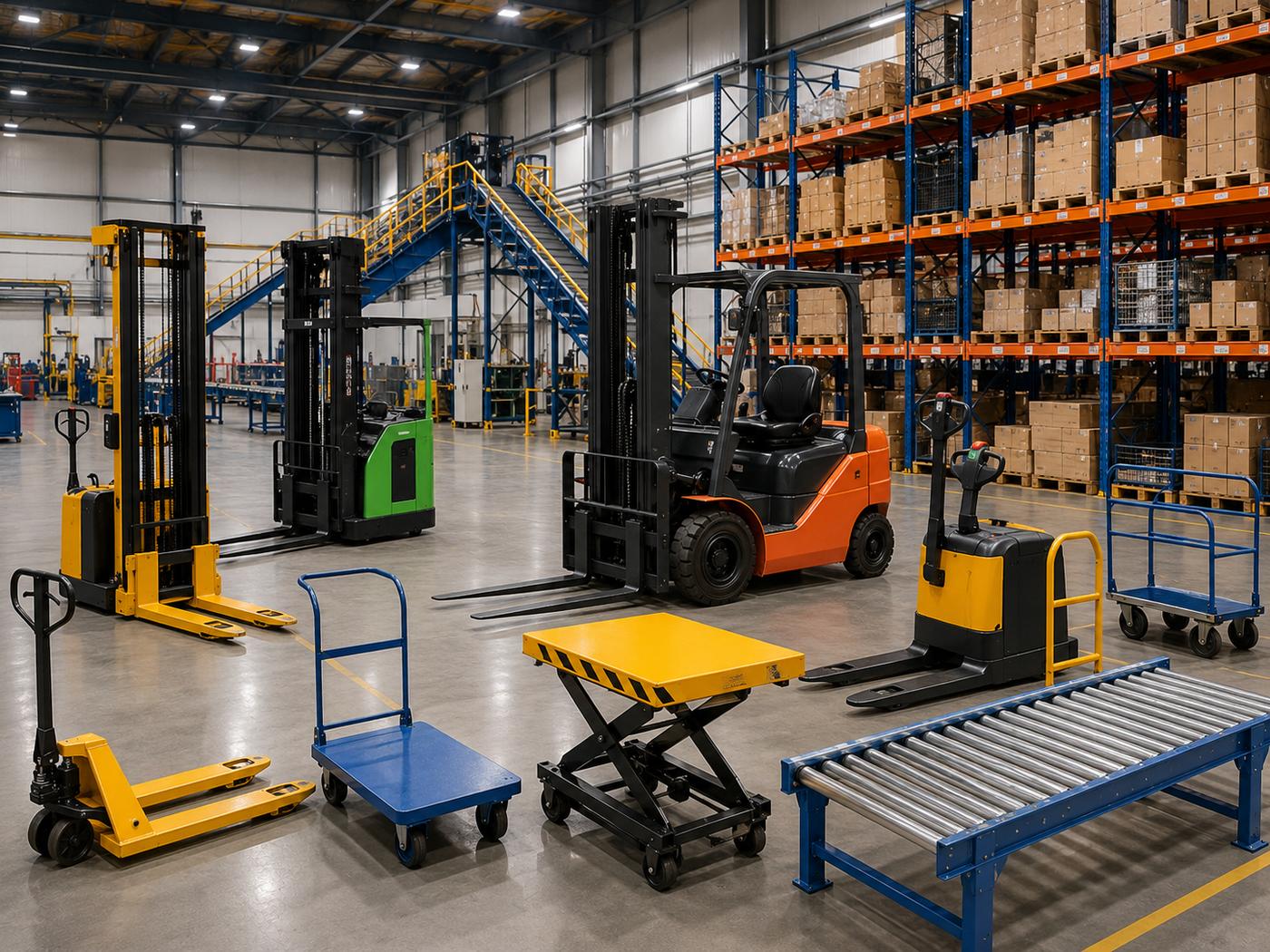 Material Handling Equipment - Trolleys Pallets Bins - AB Engineering