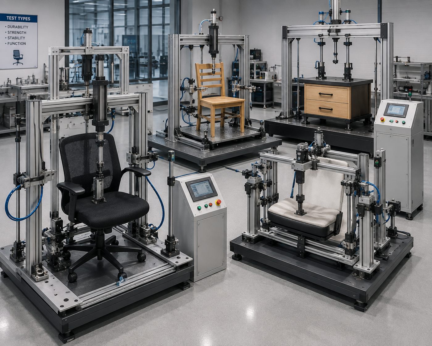 Furniture Testing SPM Machine Manufacturer - AB Engineering
